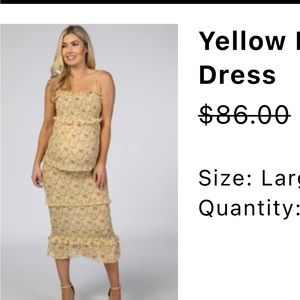 PinkBlush Maternity Dress